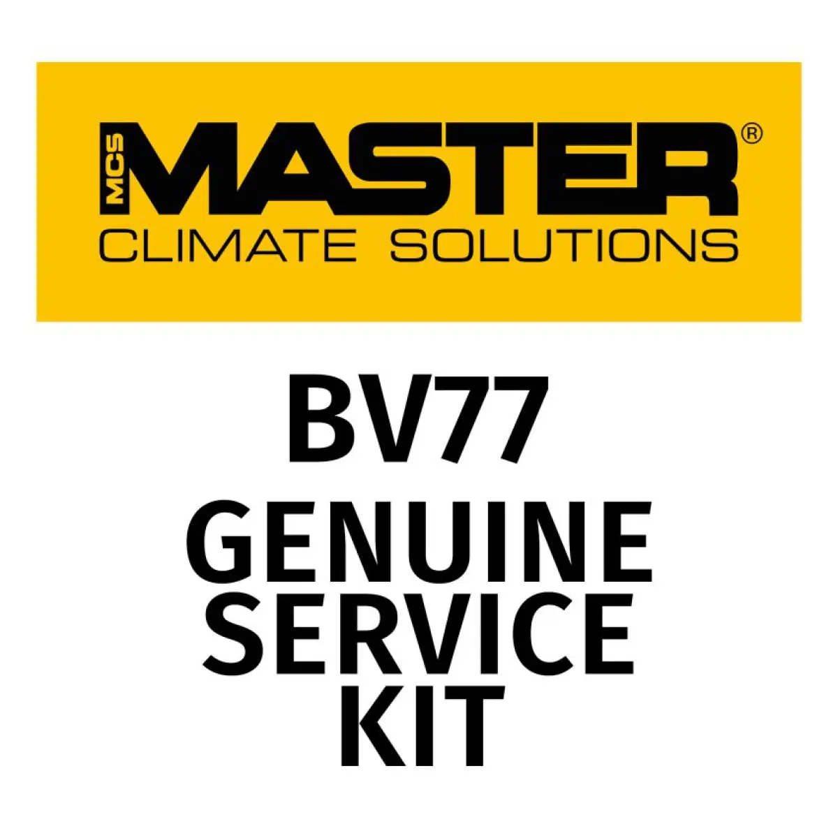 Master BV77 Service Kit BV77SK - BV77SK