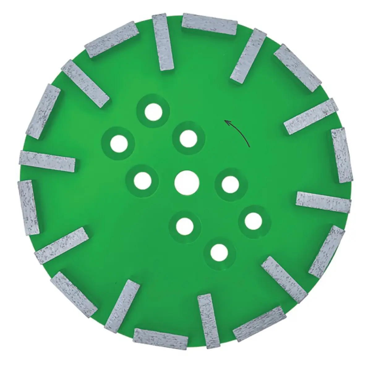 Vonarx 250mm Diamond Medium Concrete Grinding Disc Fits FG250S (Green) VA900965 - VA900965