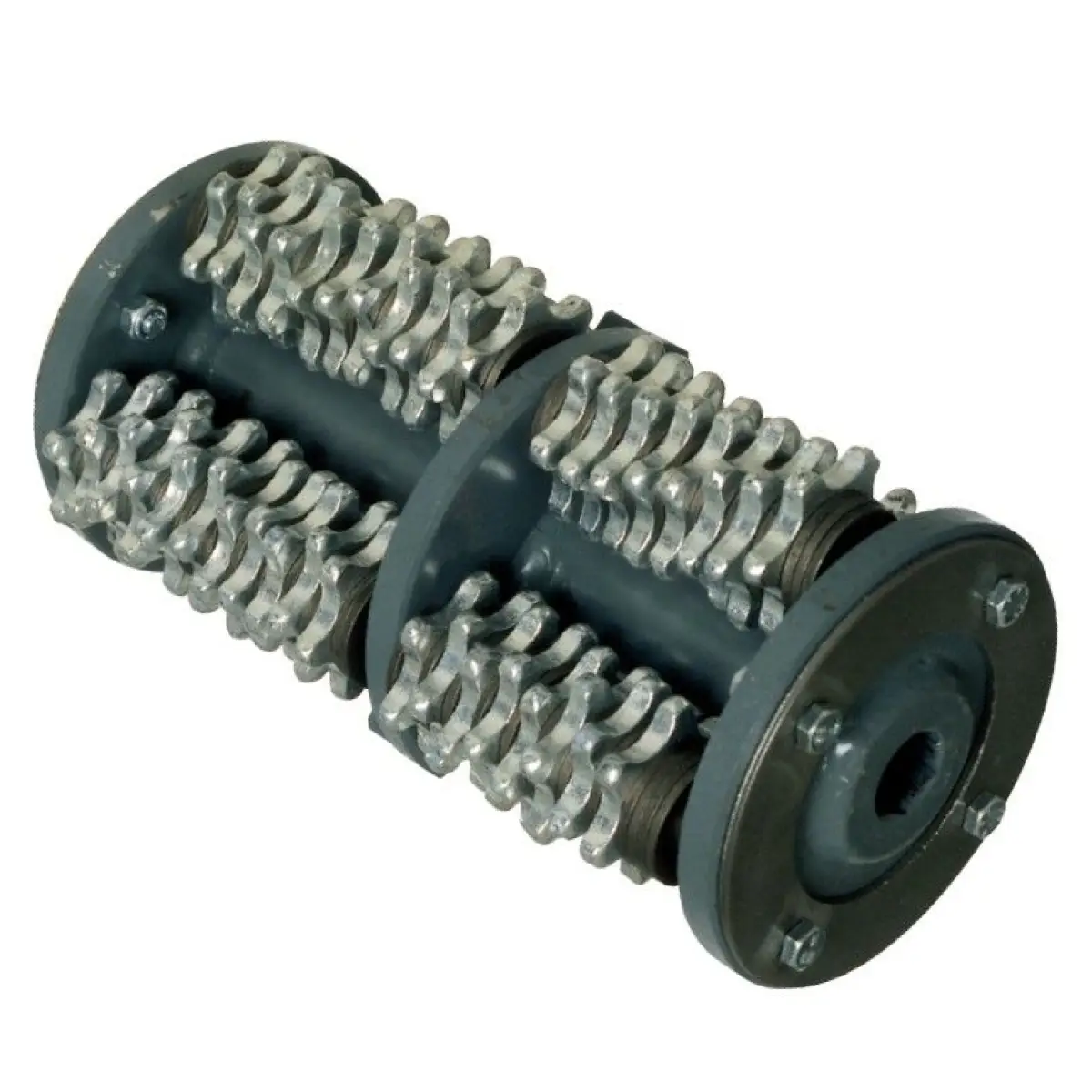 VonArx Drum Assembly 76 x Hexagonal 6 Point Tungsten Cutters Fits FR200 Series Scarifiers VA706563 - VAR706563