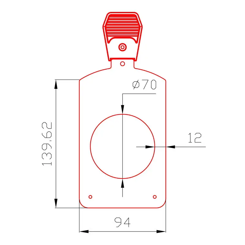 Virtuoso 1000 Profile Glass Gobo Holder - ELUM132K