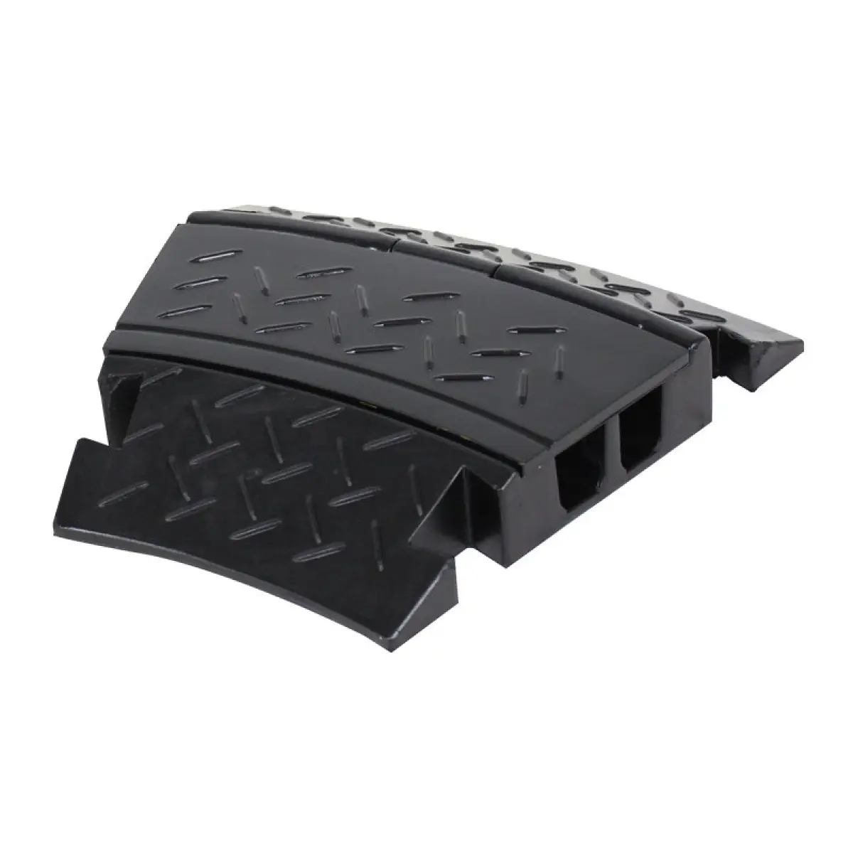 CP 230CB 2 Channel Cable Ramp 30 Degree Corner (Black Lid) - ELUM151B