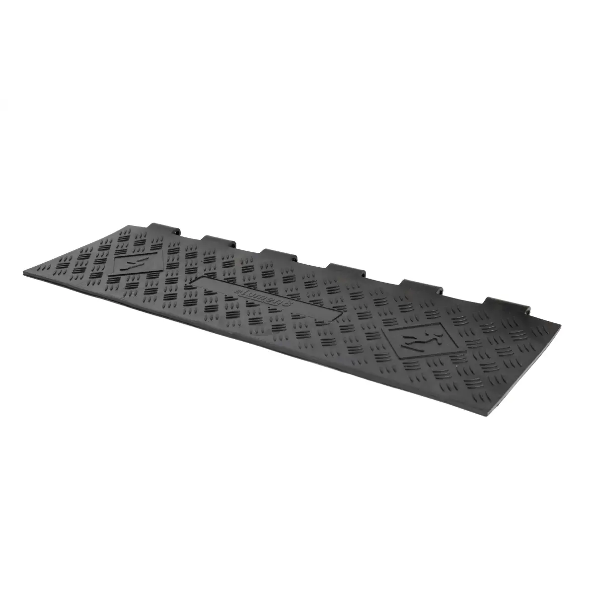 Black Lid for CP 535B 5 Channel Cable Ramp (6 Hinge) - ELUM153BBLA