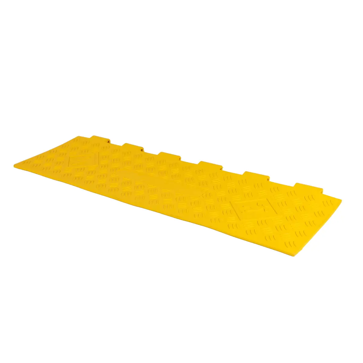 Yellow Lid for CP 535 5 Channel Cable Ramp (6 Hinge) - ELUM153YLA