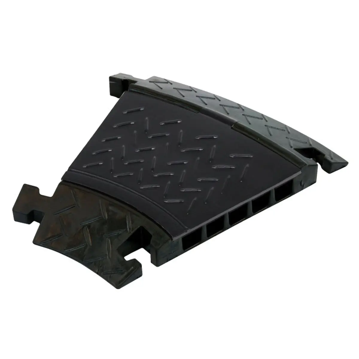 CP 535CB 5 Channel Cable Ramp 30 Degree Corner (Black Lid) - ELUM154B
