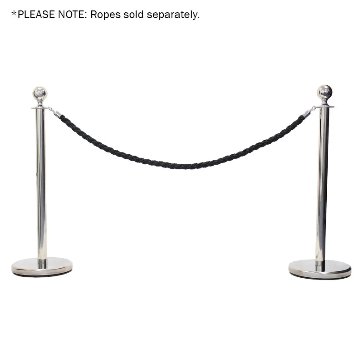 Chrome Barrier Pole - ELUM312