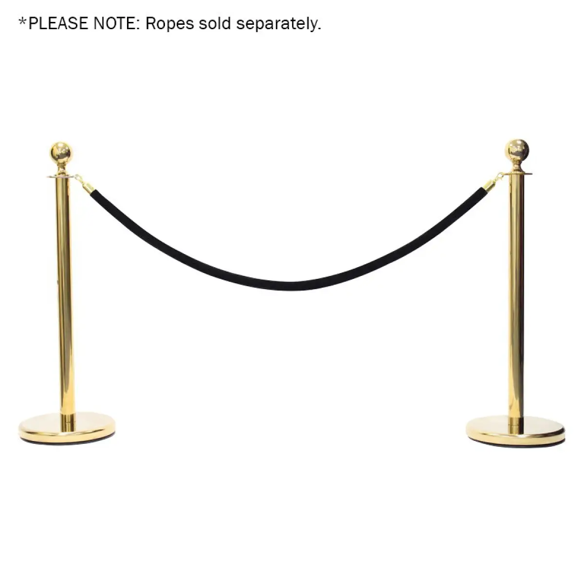 Gold Barrier Pole - ELUM314