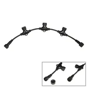 String/Net Lights Adaptor Cable - 1 In 3 Out 0.4m - ELUM664
