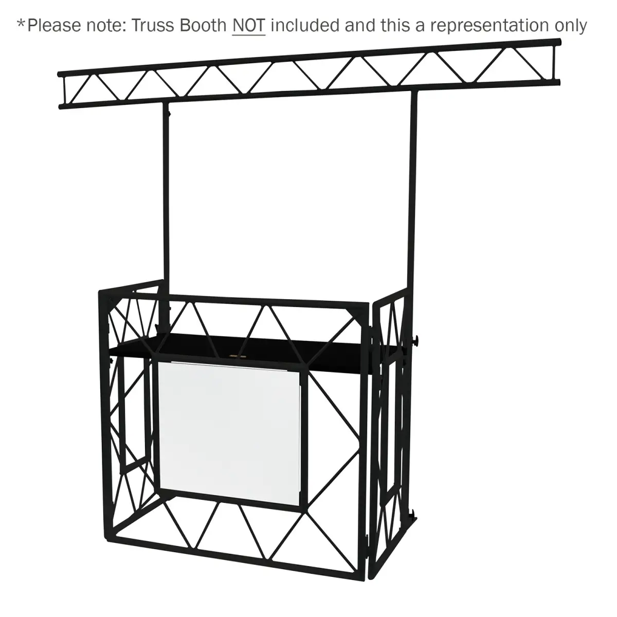 Truss Booth Overhead Kit (Matt Black) - EQLED151R
