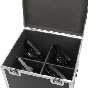 4 Way Par Can Flight Case - EQLED348
