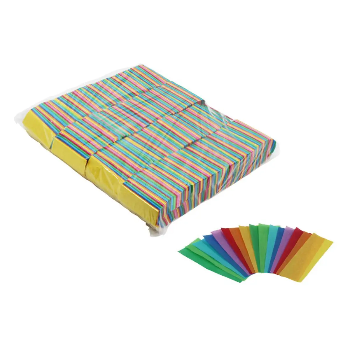 Loose Confetti 17 x 55mm - Multicoloured 1kg - EQLED400MU