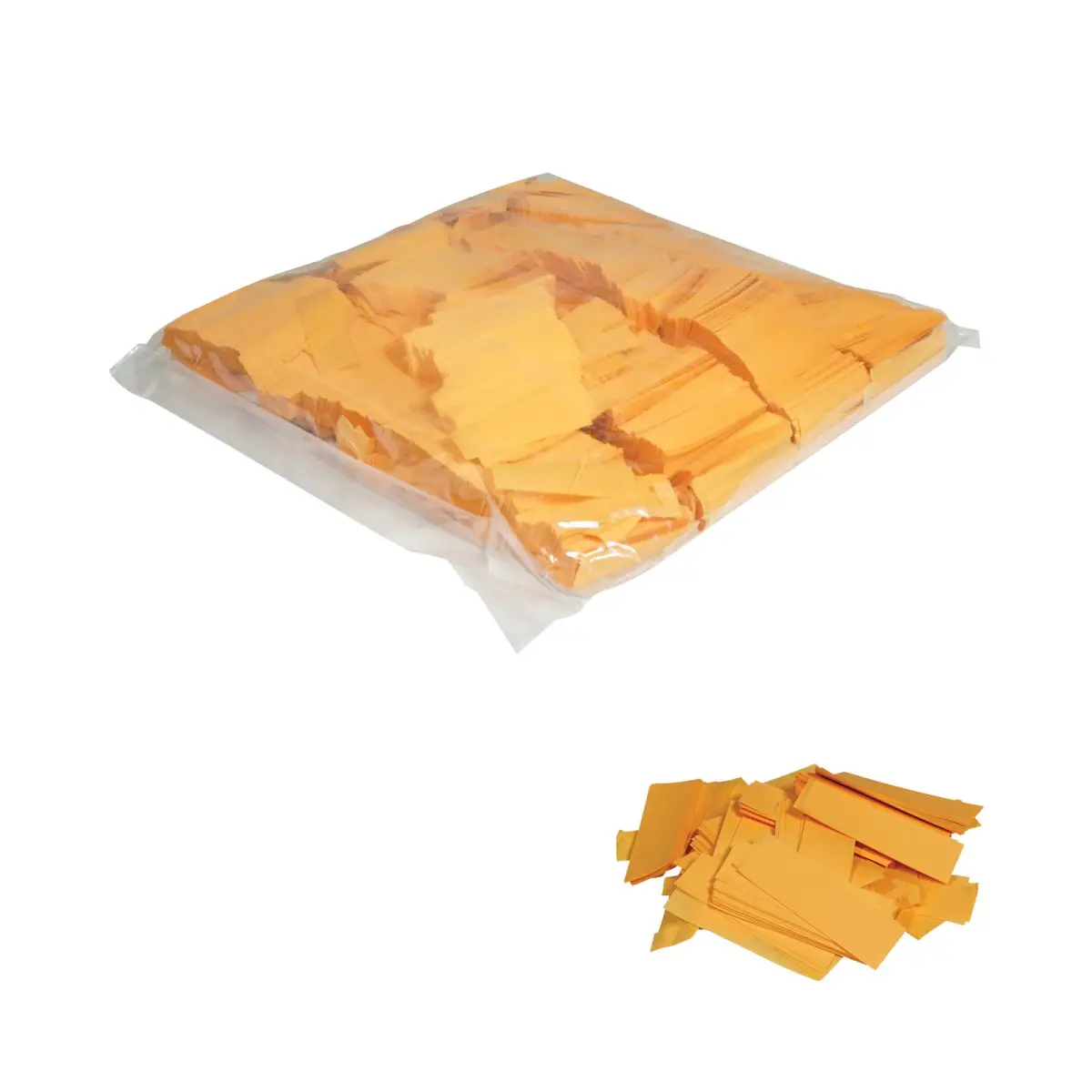 Loose Confetti 17 x 55mm - Orange 1kg - EQLED400OR