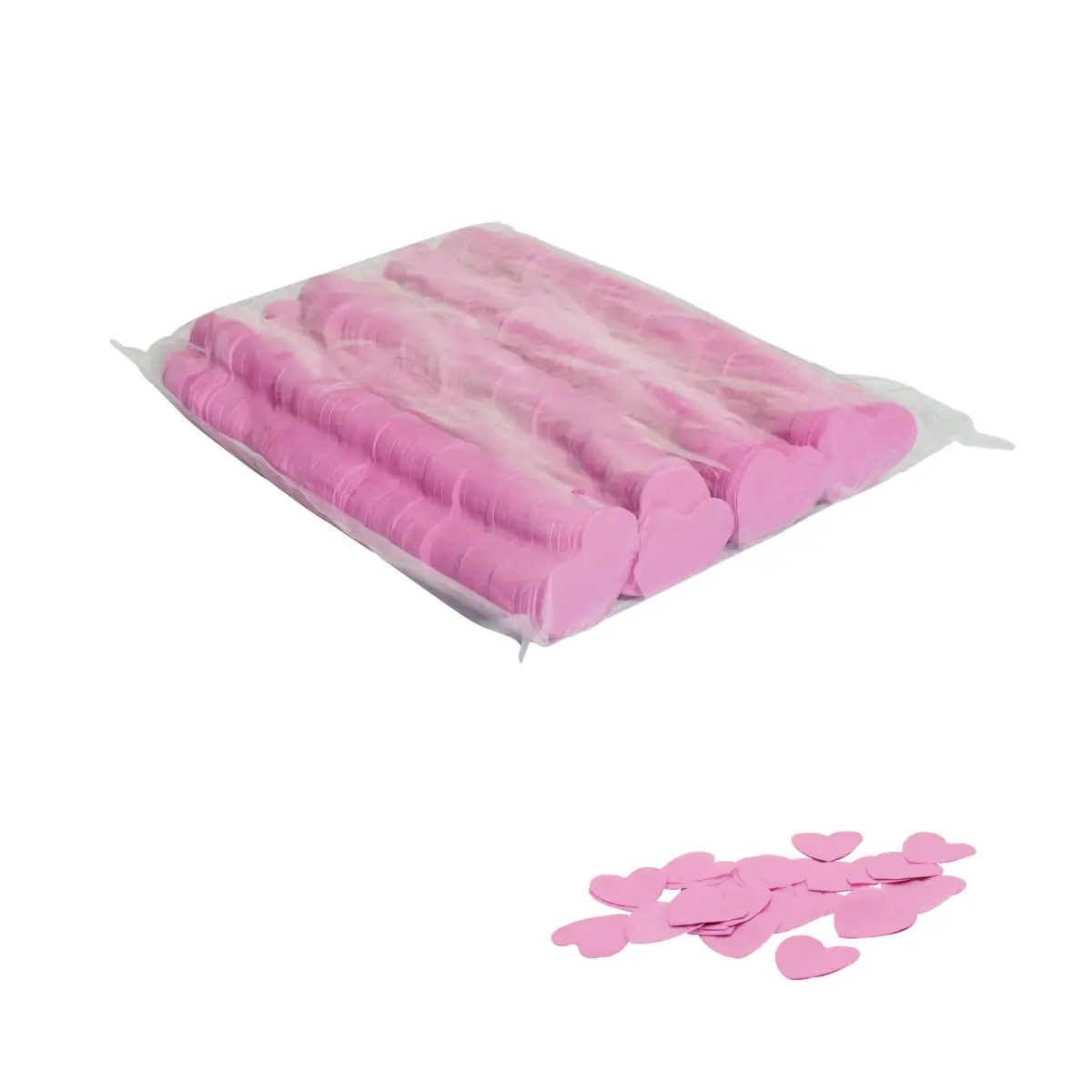 Loose Confetti Hearts 55mmร - Pink 1kg - EQLED402PI