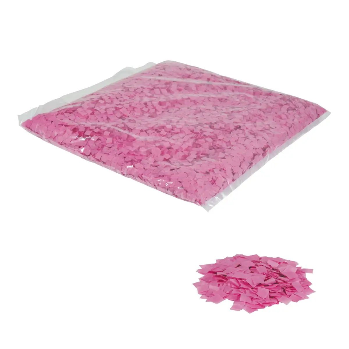 Loose Confetti 10 x 10mm - Pink 1kg - EQLED410P