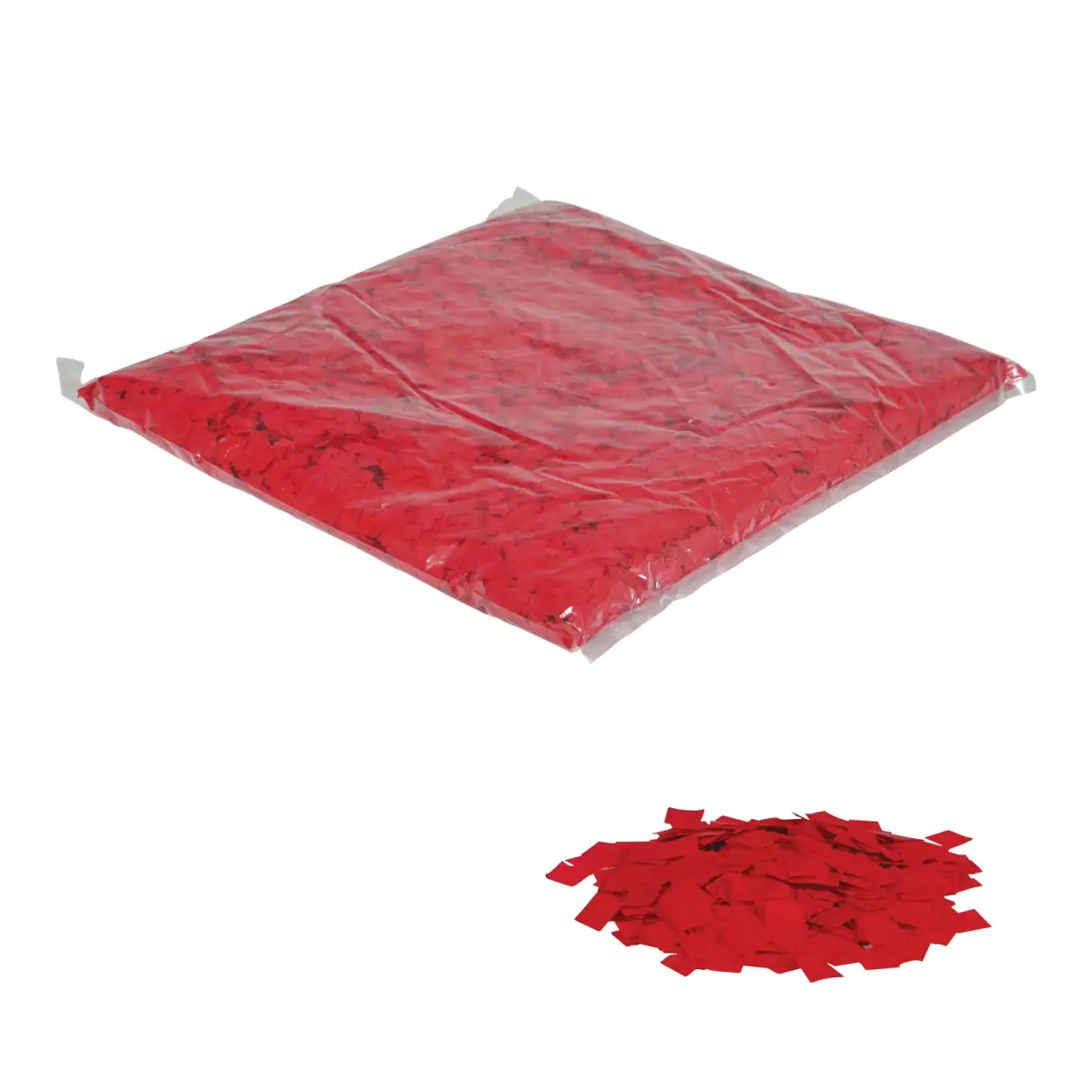 Loose Confetti 10 x 10mm - Red 1kg - EQLED410R