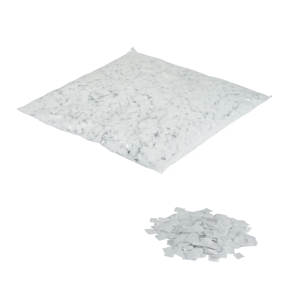 Loose Confetti 10 x 10mm - White 1kg - EQLED410WH