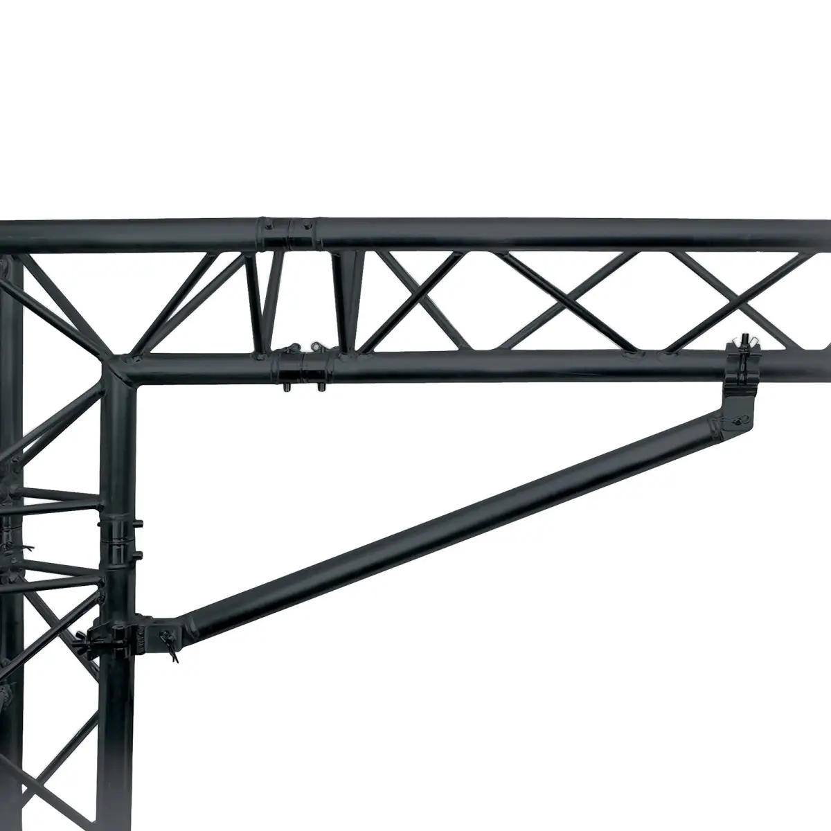 2.0m Corner Brace with Half Coupler Stage Black (5051B) - GL0062B