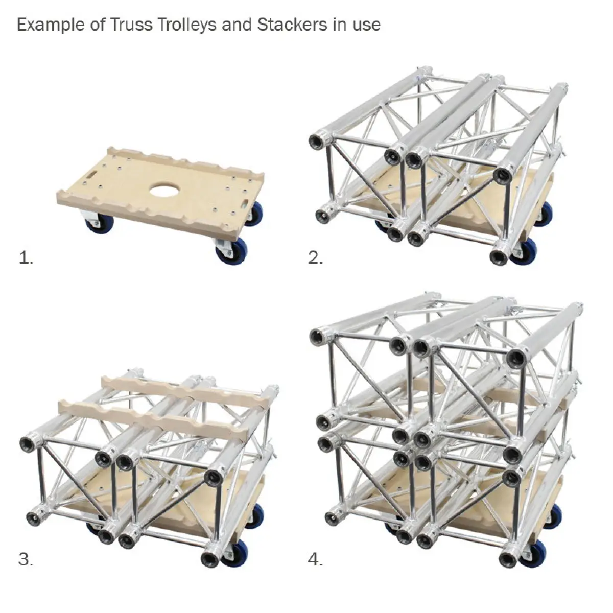 Trolley for 2 x F34 (Predrilled for 4 Optional Wheels) - GL1283