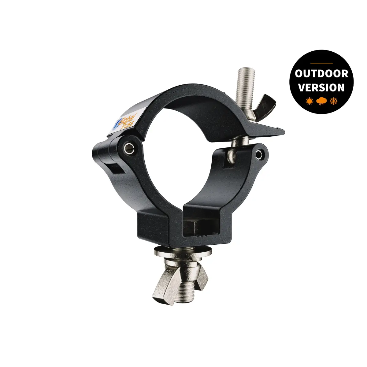 Narrow Half Coupler Black (812-B-OD) Outdoor - GL3006A-OD