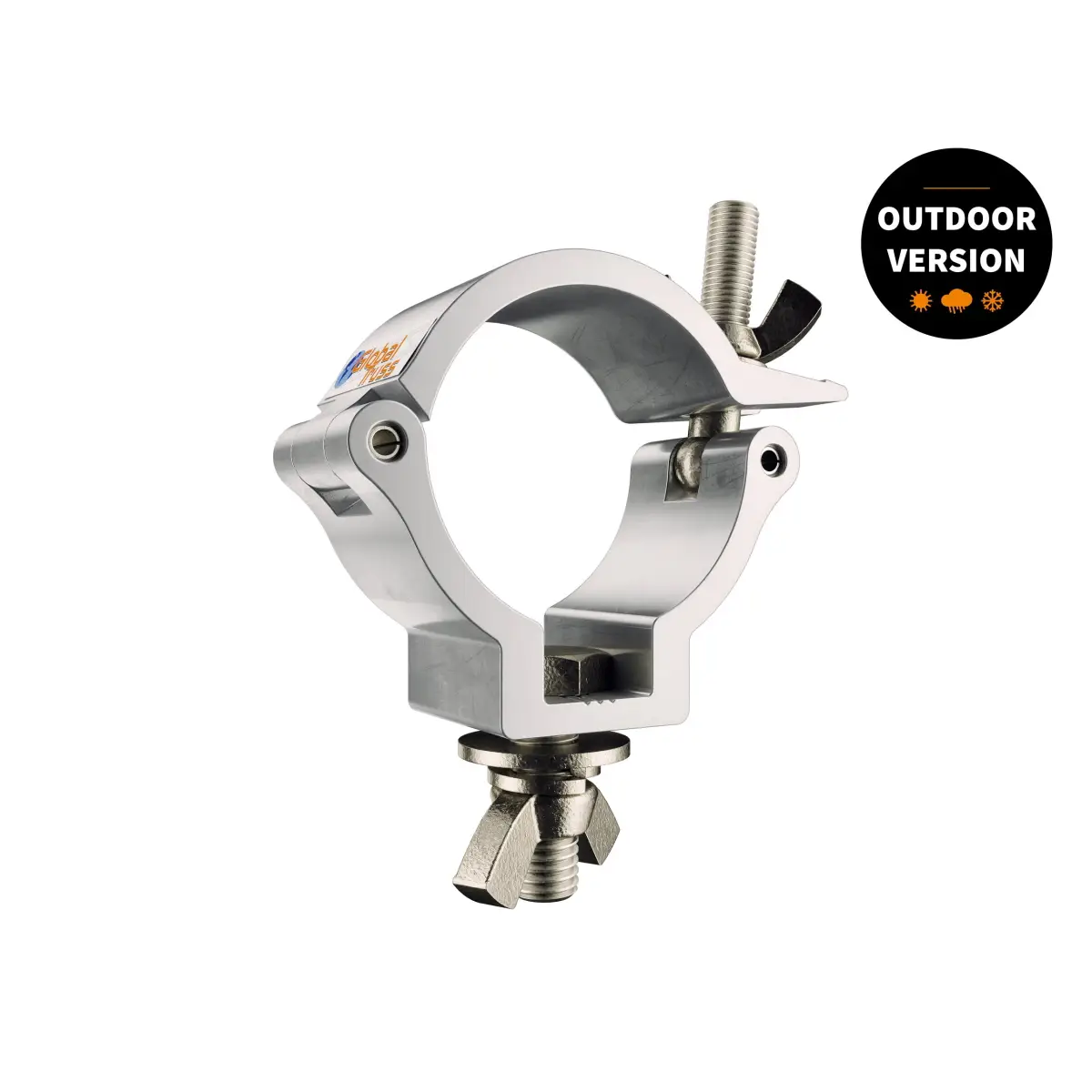 Narrow Half Coupler Silver (812-OD) Outdoor - GL3006-OD