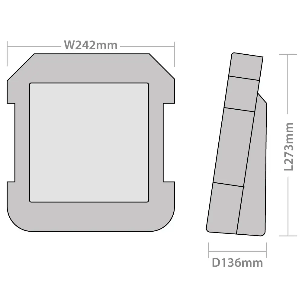 20W LED Task Light 110V 16A Plug/Socket C/W 3m cable - Image 4
