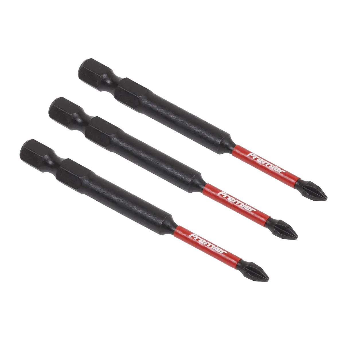 Premier Phillips Impact Power Tool Bits #1 x 75mm 3pc [AK8254]