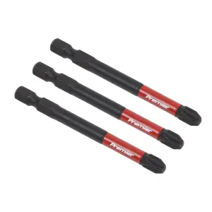 Premier Phillips Impact Power Tool Bits 3 x 75mm 3pc [AK8256]
