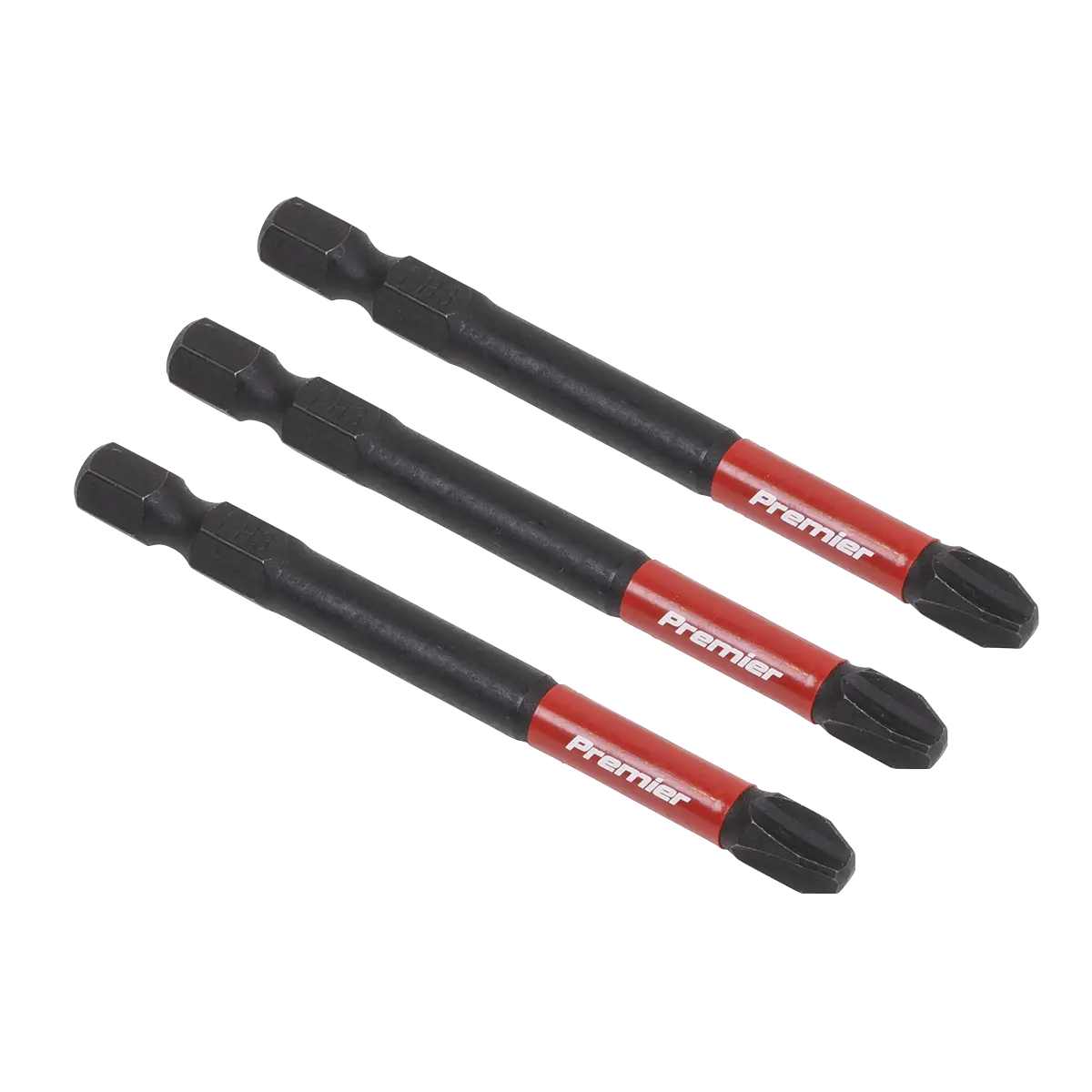 Premier Phillips Impact Power Tool Bits 3 x 75mm 3pc [AK8256]