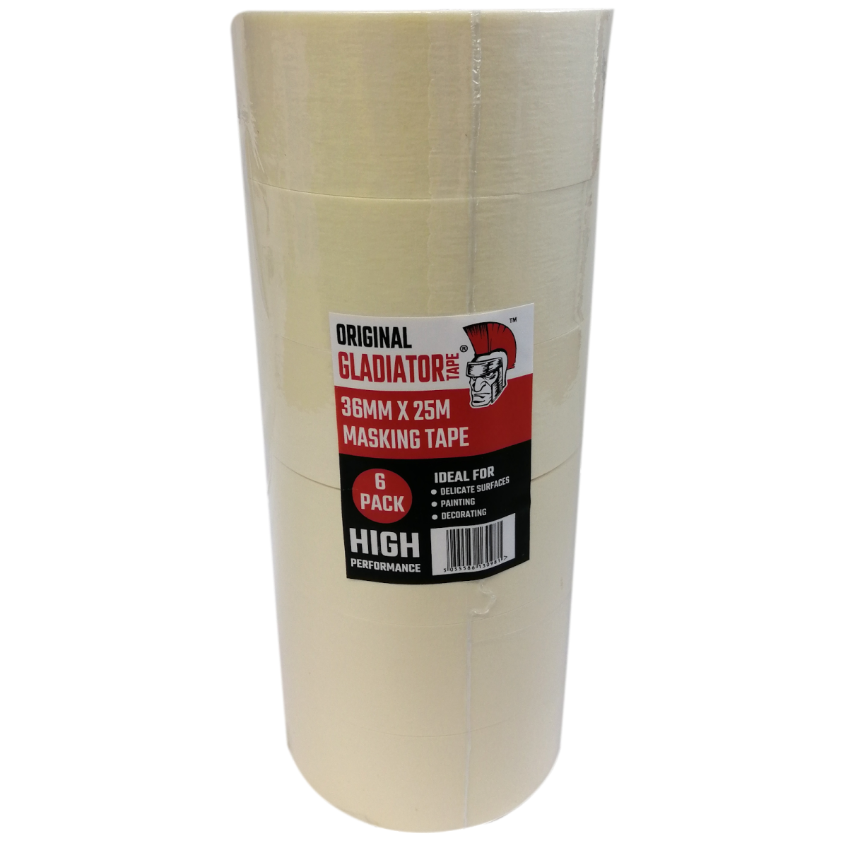 General Purpose Masking Tape - 36mm X 25m - Natural (Pack of 6) | N1021-012119
