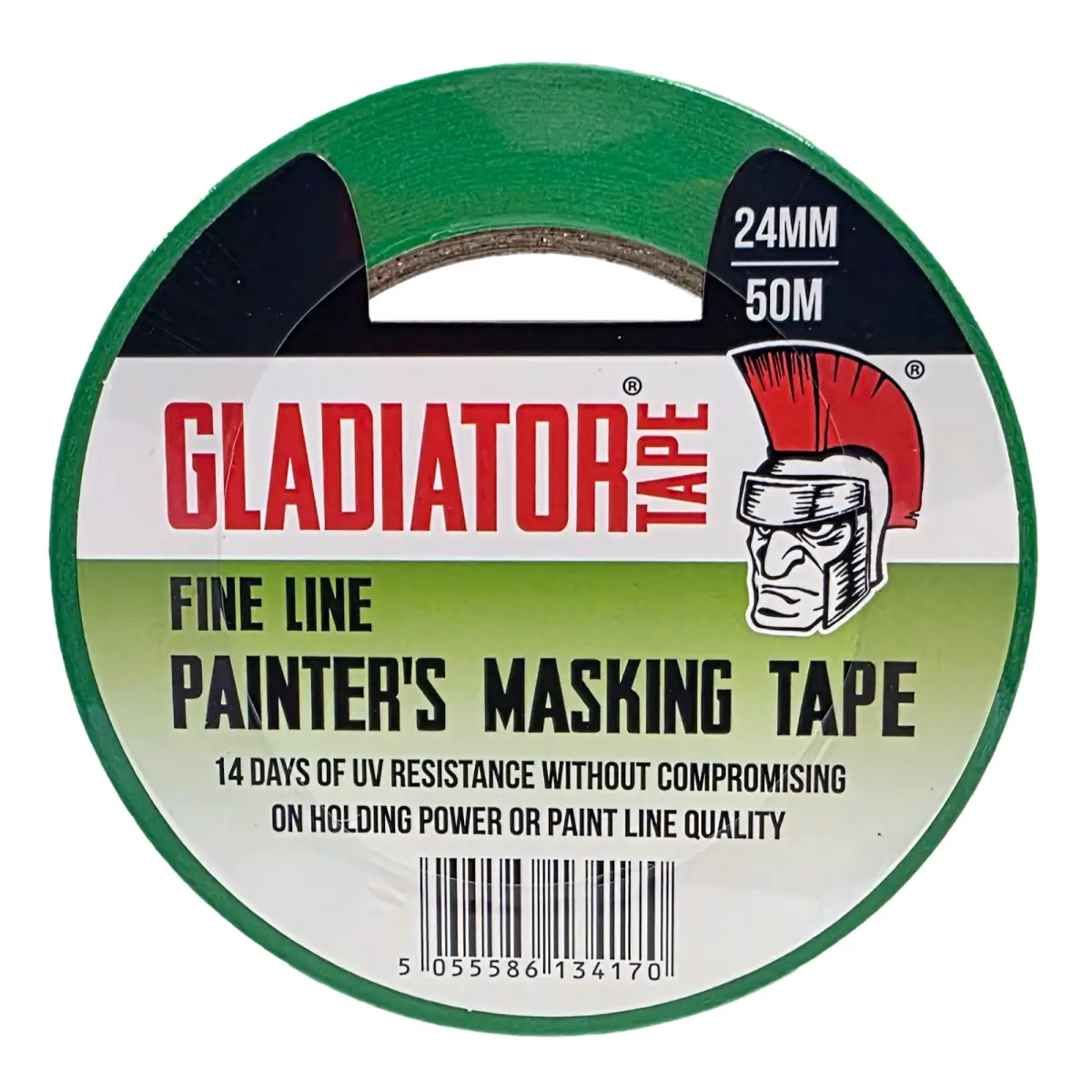 Fine Line UV Resistant Masking Tape - 24mm X 50m - Green | N1021-025019