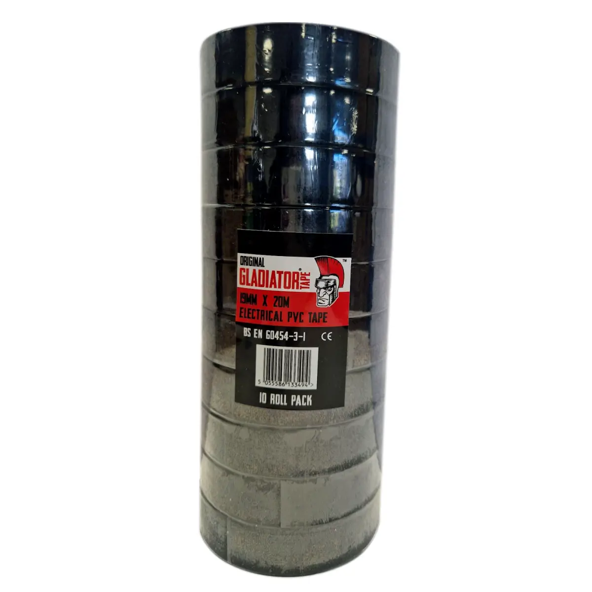 Electrical PVC Tape - 19mm x 20m - Black (Pack of 10) | N1021-022819
