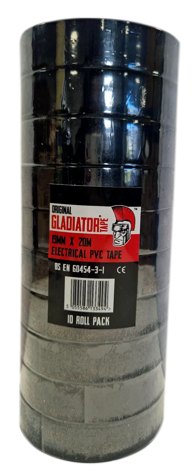 Electrical PVC Tape - 19mm x 20m - Black (Pack of 10) | N1021-022819