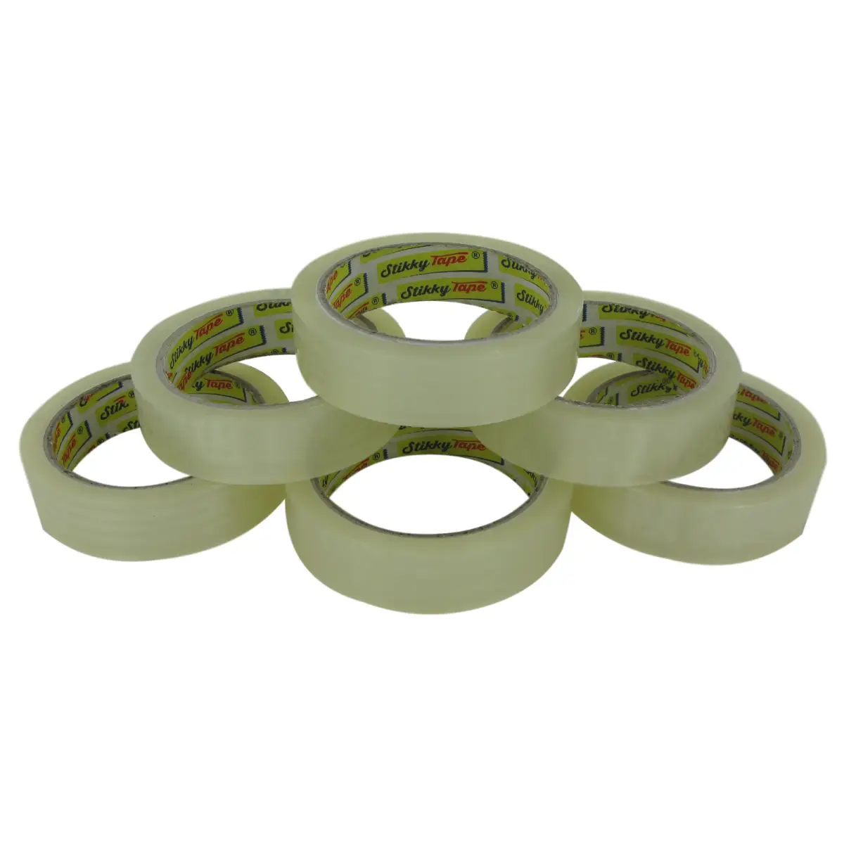 Acrylic Tape - 24mm x 50m - Clear (Pack of 6) | N1020-0013-00619