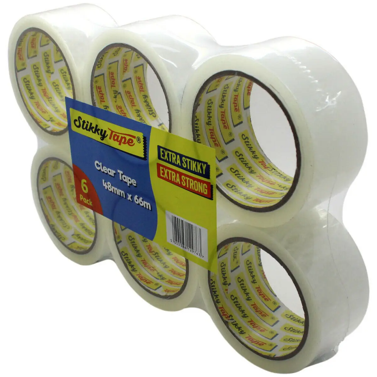 Acrylic Tape - 48mm x 66m - Clear (Pack of 6) | N1020-0017-00619