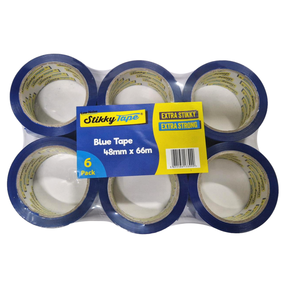 Low Noise Acrylic Tape - 48mm x 66m - Dark Blue (Pack of 6) | N1020-0092-00619