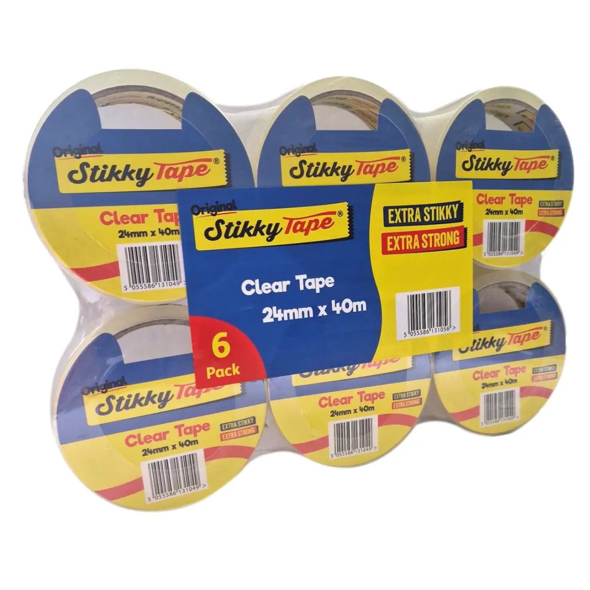 Acrylic Tape - 24mm x 40m - Clear (Pack of 6) | N1020-0120-00619