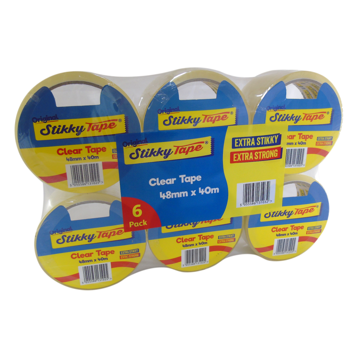 Acrylic Tape - 48mm x 40m - Clear (Pack of 6) | N1020-0119-00619