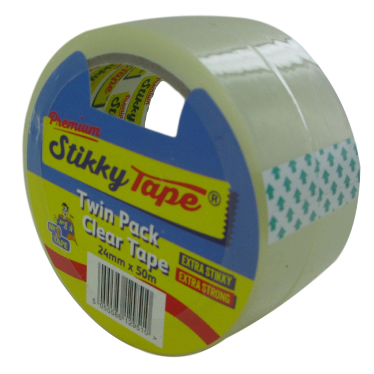 Low Noise Acrylic Tape - 24mm x 50m - Clear (Pack of 2) | N1020-0002-02419