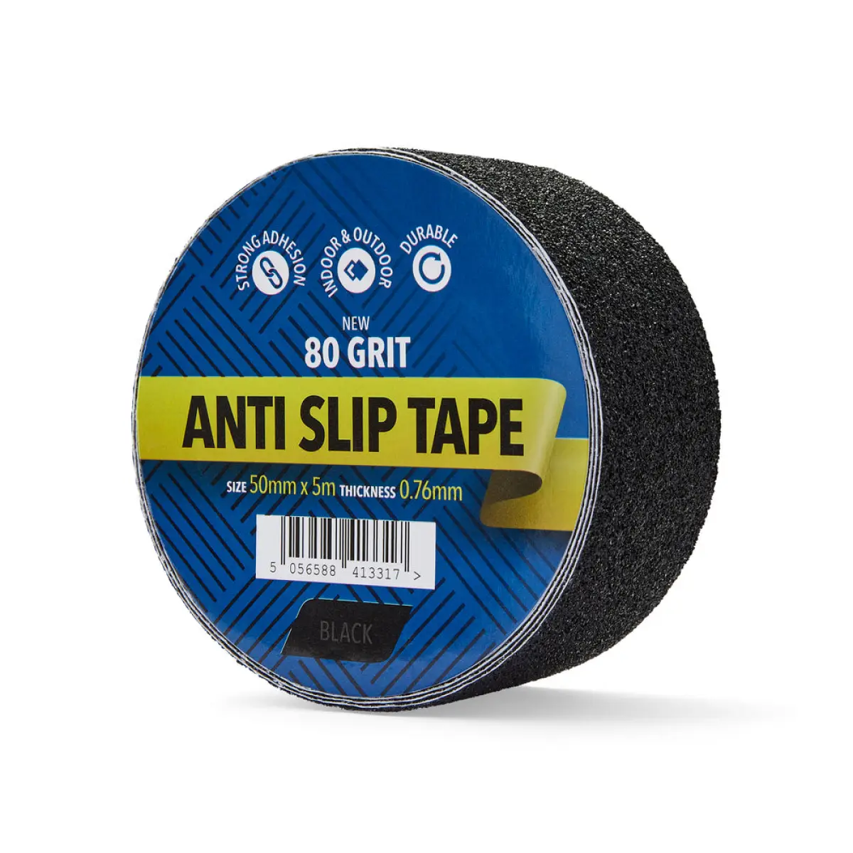 50mm x 5m Black Anti Slip Tape - 1 Roll | CANTISLIPB