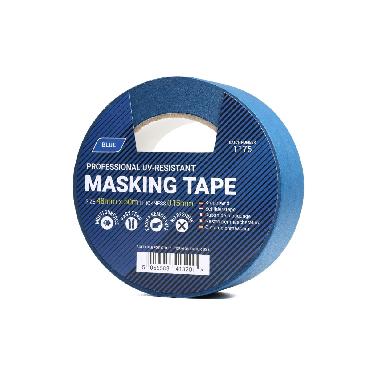 48mm x 50m Blue Masking Tape - 1 Roll | CMASK48BLUE