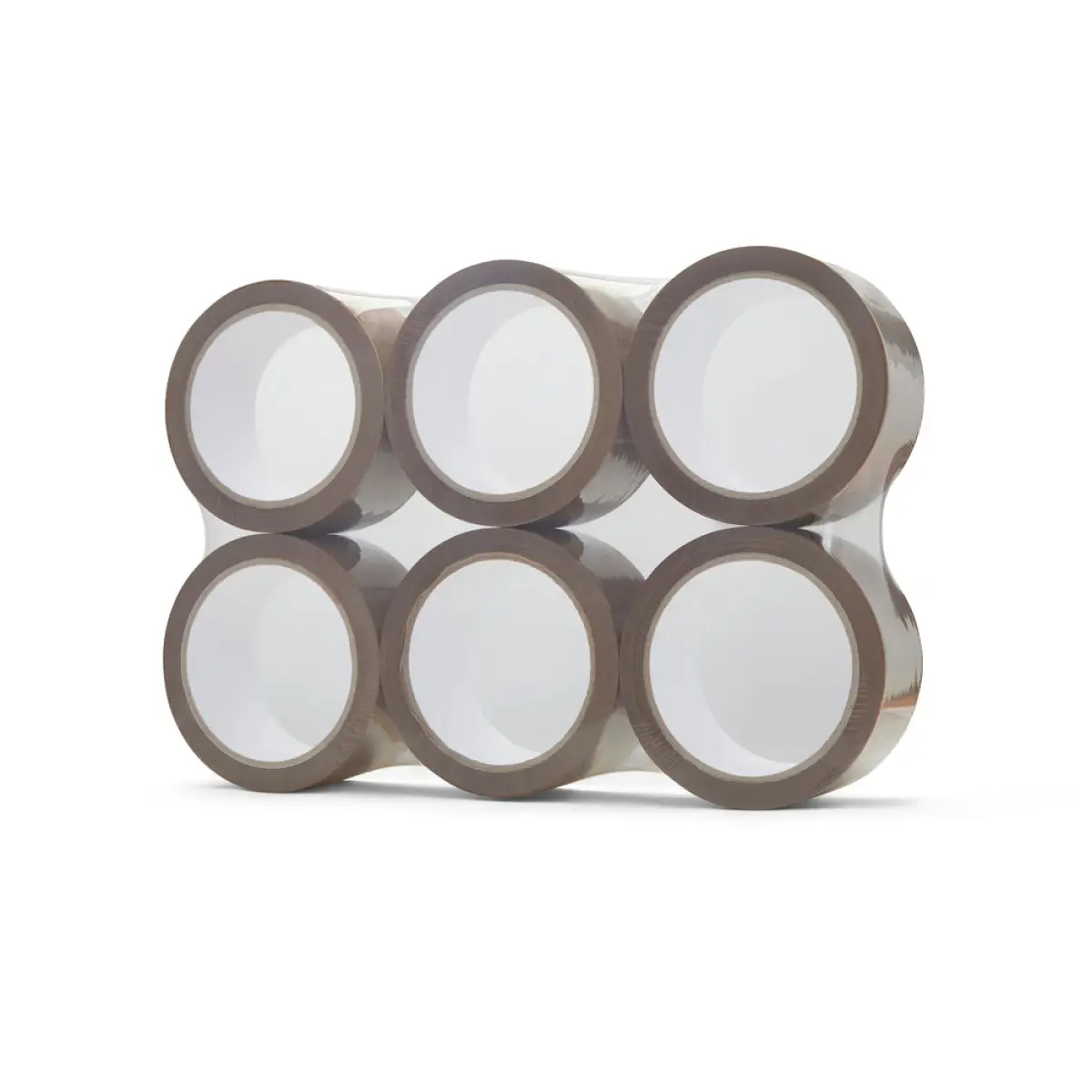 48mm x 66m Brown Packing Tape - Pack of 6 | CPACKB