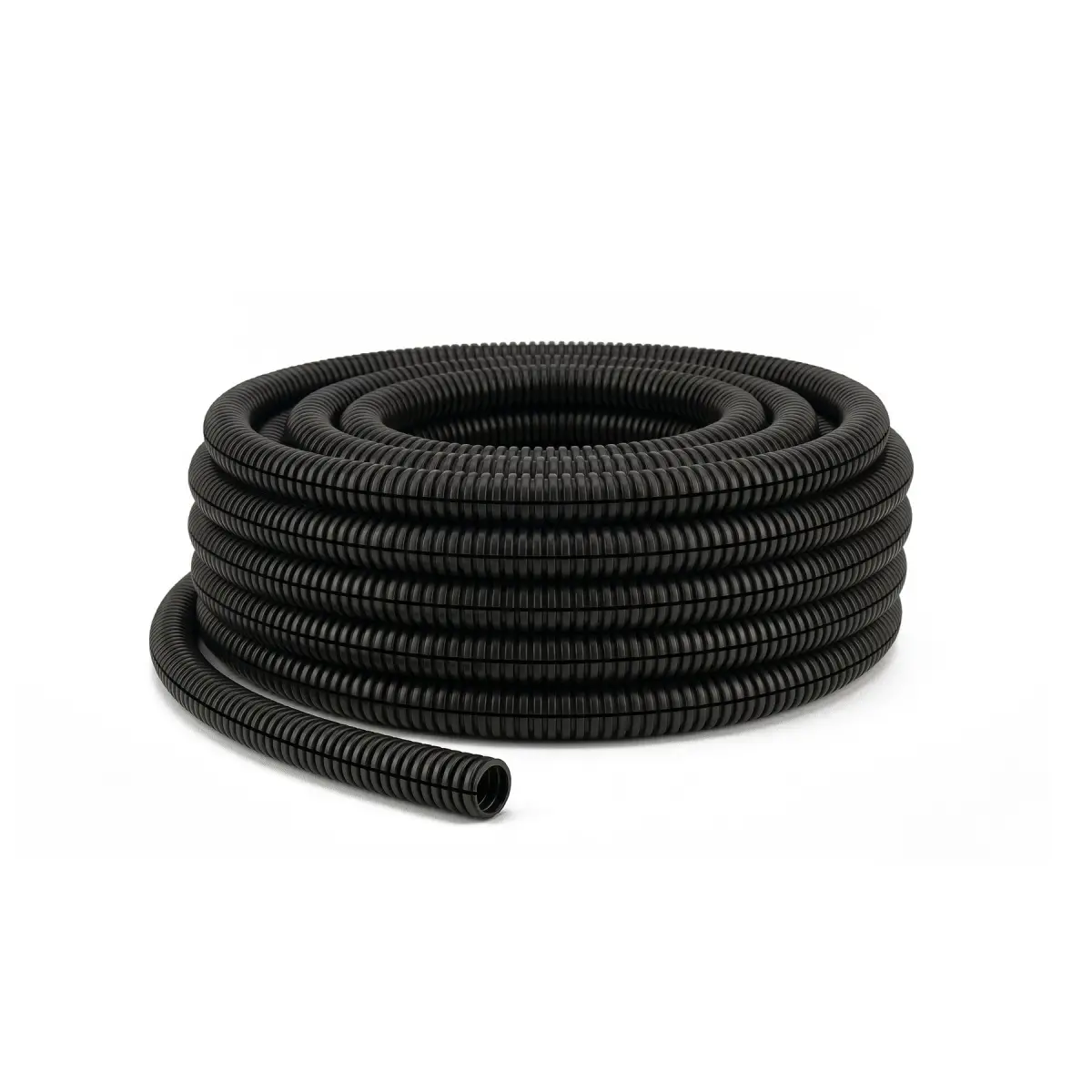 9mm Black Split Polypropylene Conduit - 100M Roll | CSC9.0BLACK