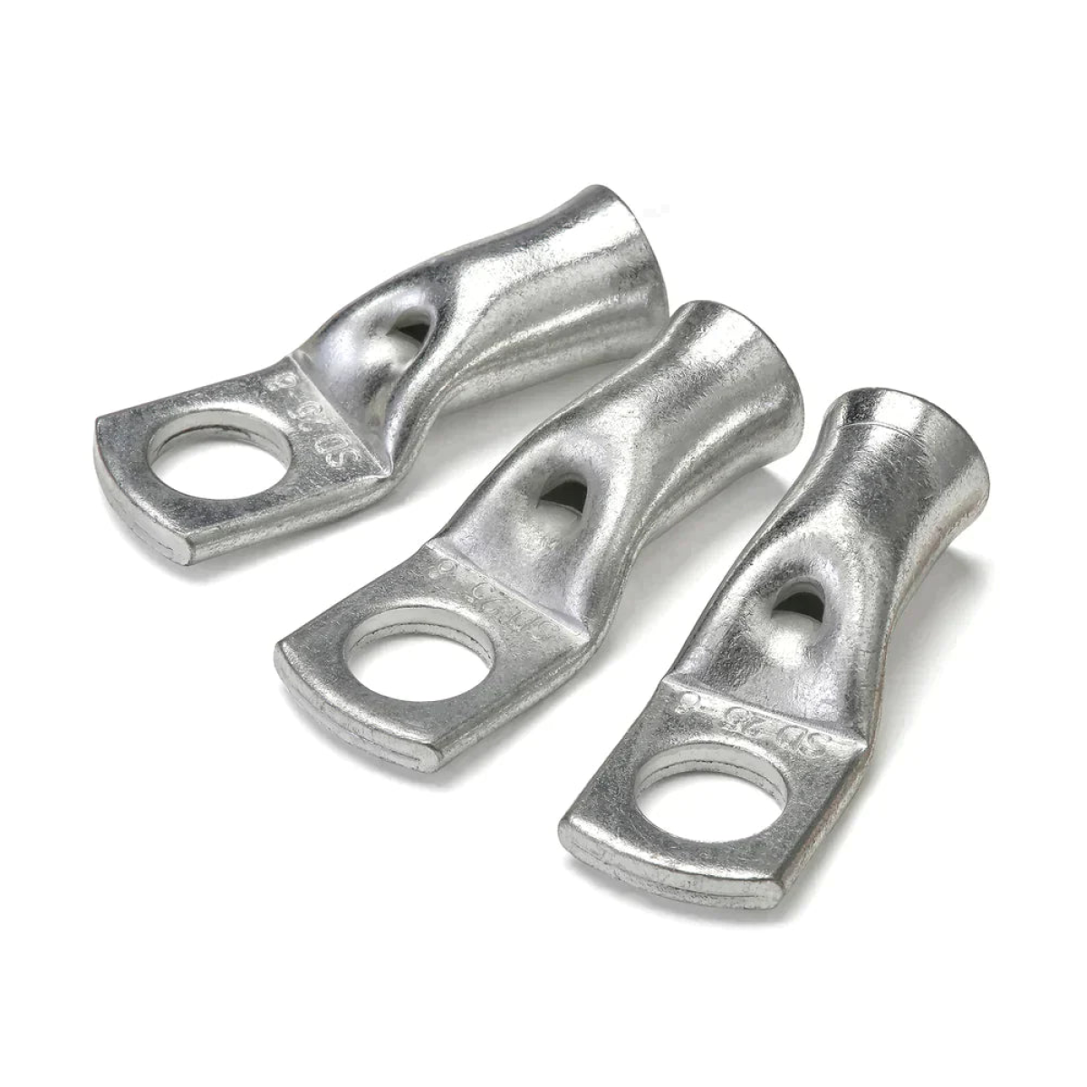Tubular Copper Terminals for 300mmยฒ Cable - 20mm Stud - Pack of 10 | TC300-20