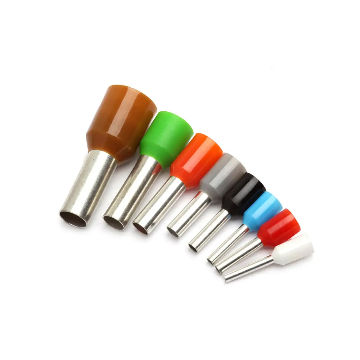 6mm Green Cord End Terminal - Pack of 100 | CET6F