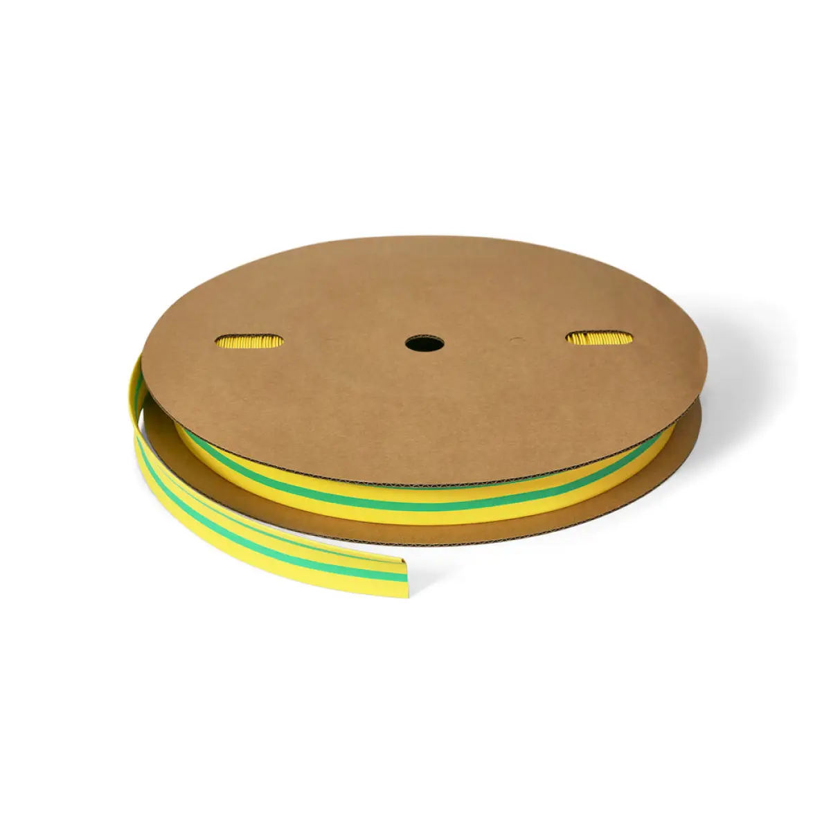 2:1 Earth Heat Shrink Tubing 9.5mm - 100M Roll | CHS21-9.5EARTH