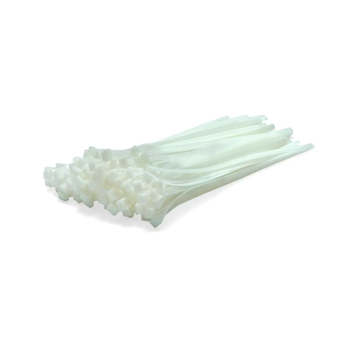 370 x 7.6mm Natural Quick Release Cable Ties - Pack of 100 | C37076REL