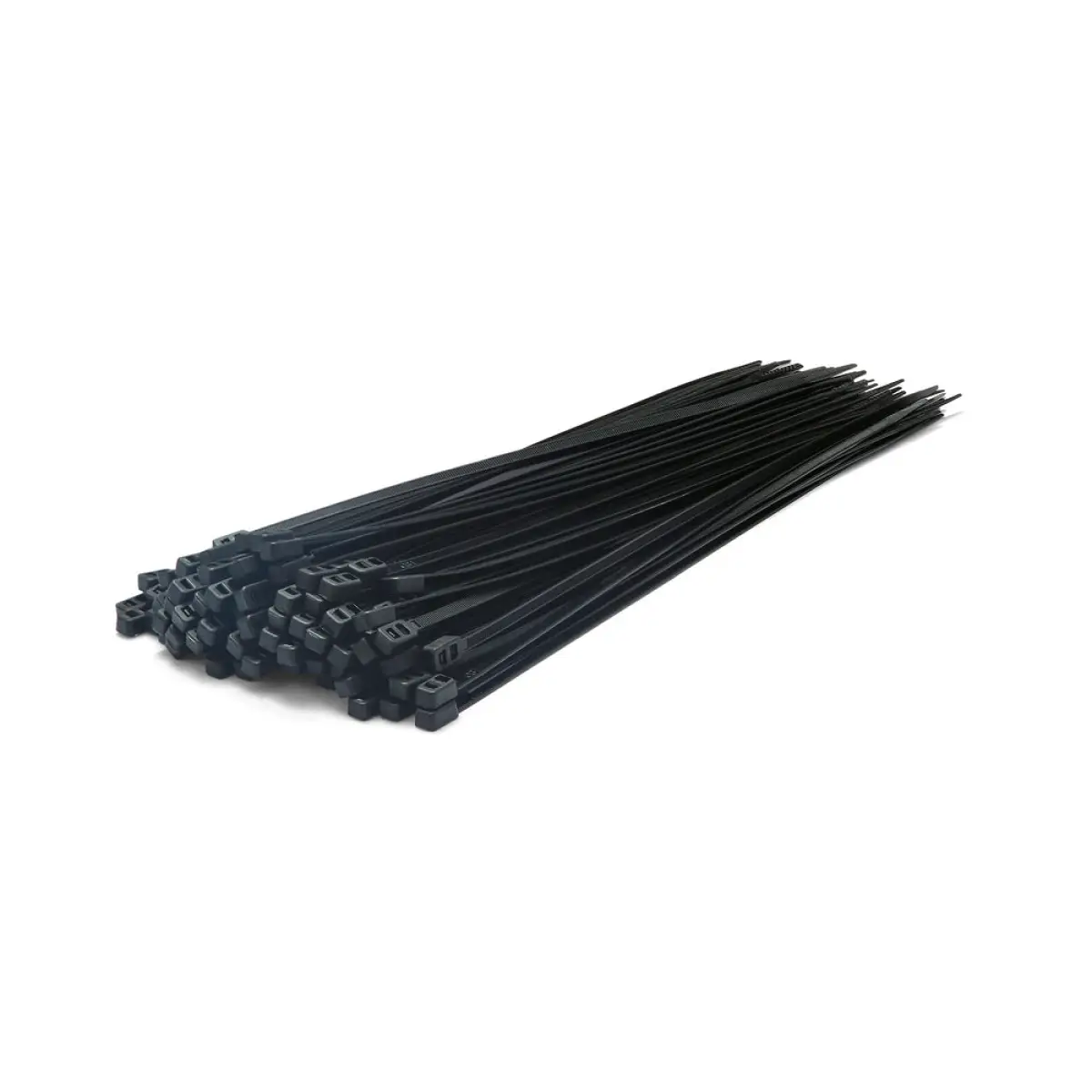 370 x 4.8mm Natural Double Loop Cable Ties - Pack of 100 | C37048DLN