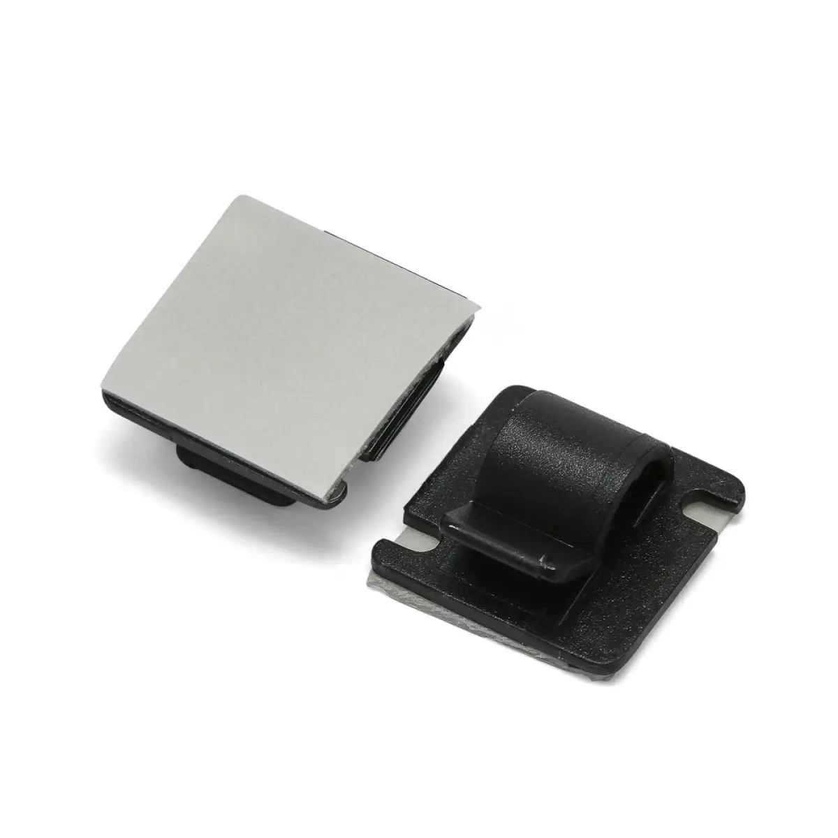 28mm x 28mm Black Self Adhesive Cable Clips to Suit Bundle Diameters up to 18... | CSAC3B