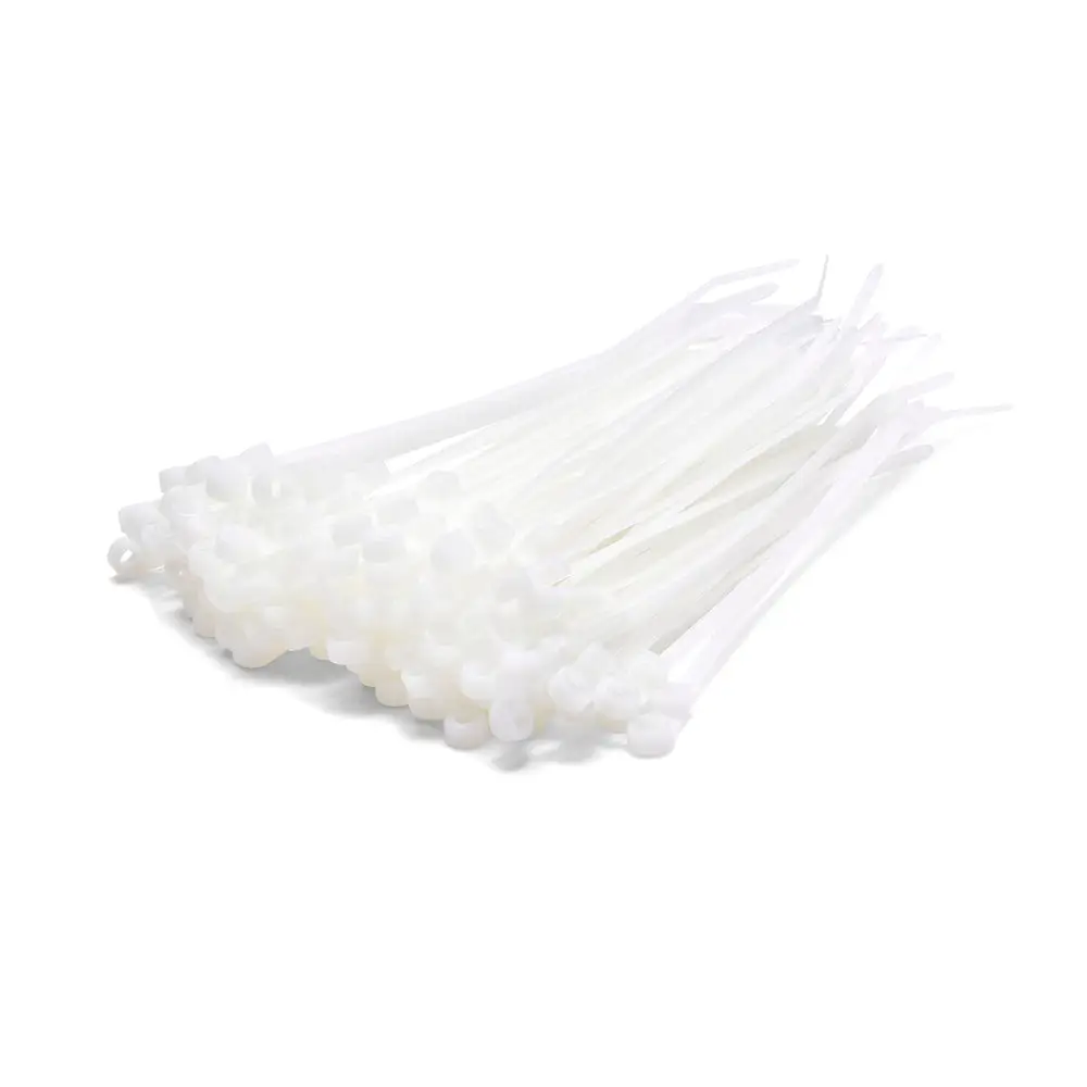 110 x 2.5mm Black Screw Mount Cable Ties - Pack of 100 - Image 3