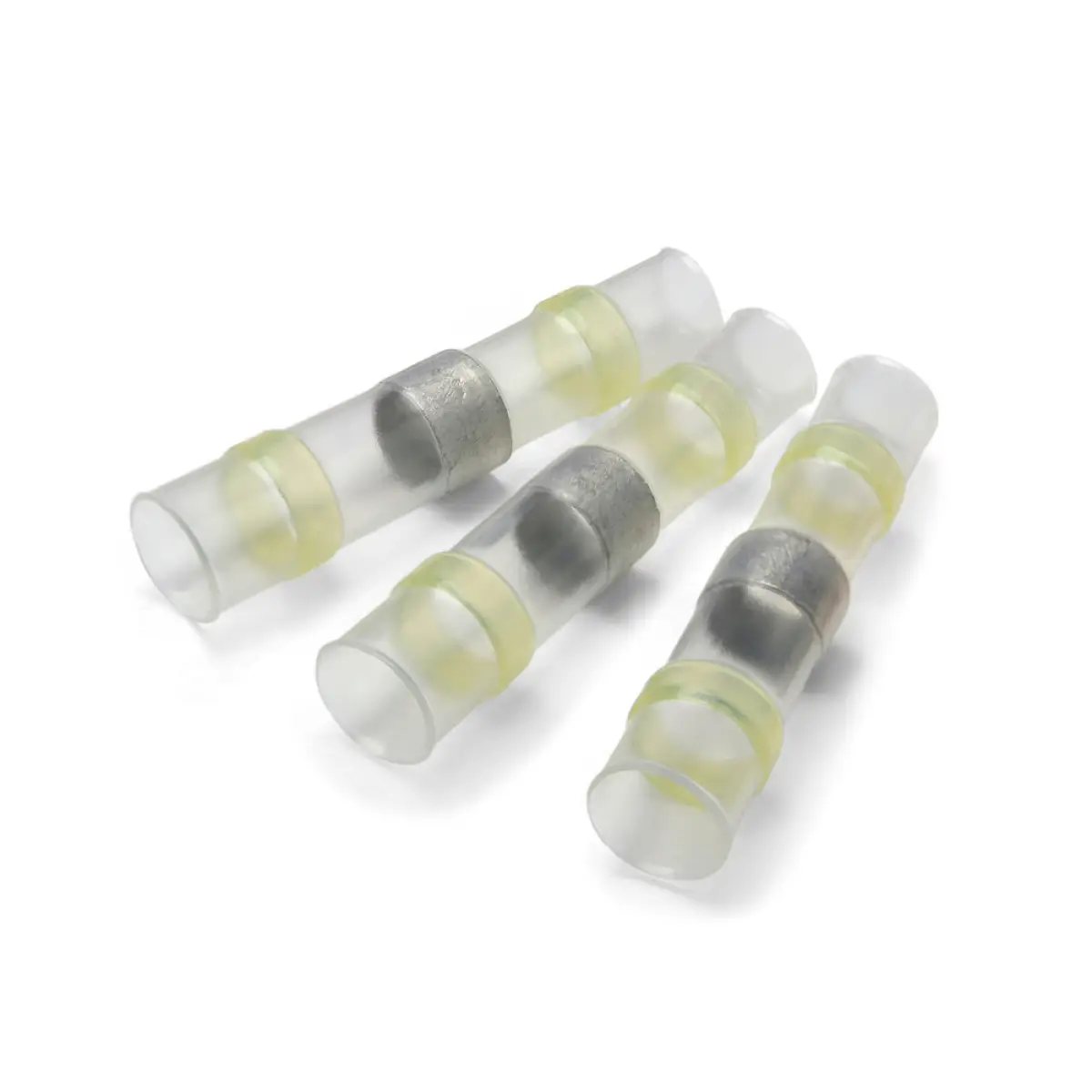 Yellow Heatshrink Solder Connectors - Pack of 100 | CHSBCY
