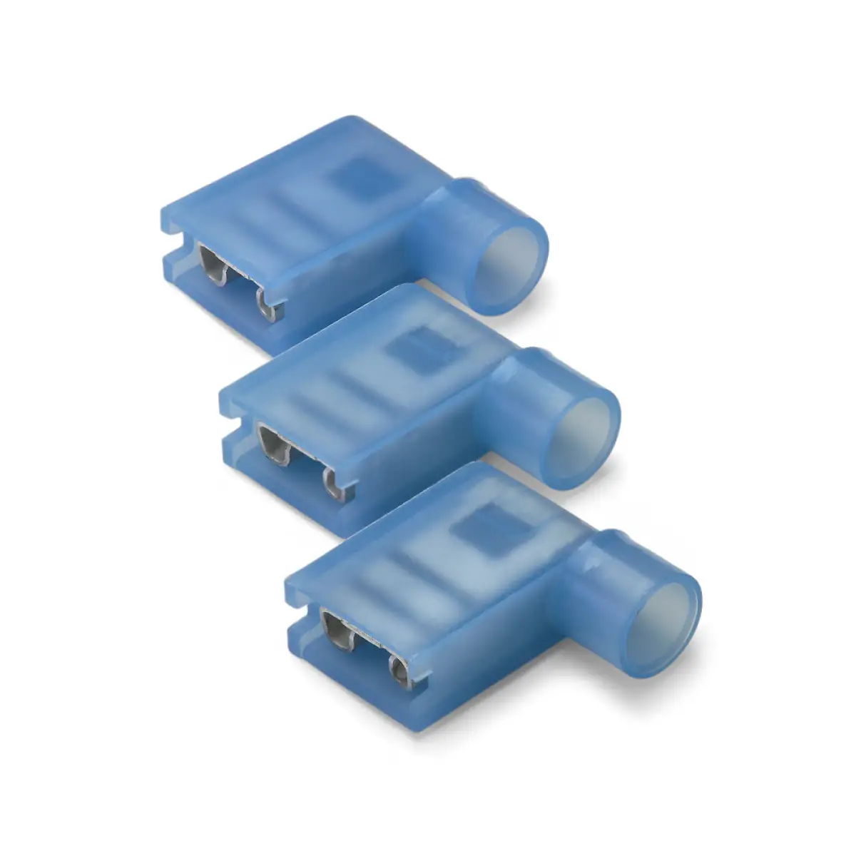 6.3 x 0.8mm Blue Flag Terminal - Pack of 100 | CTFTB